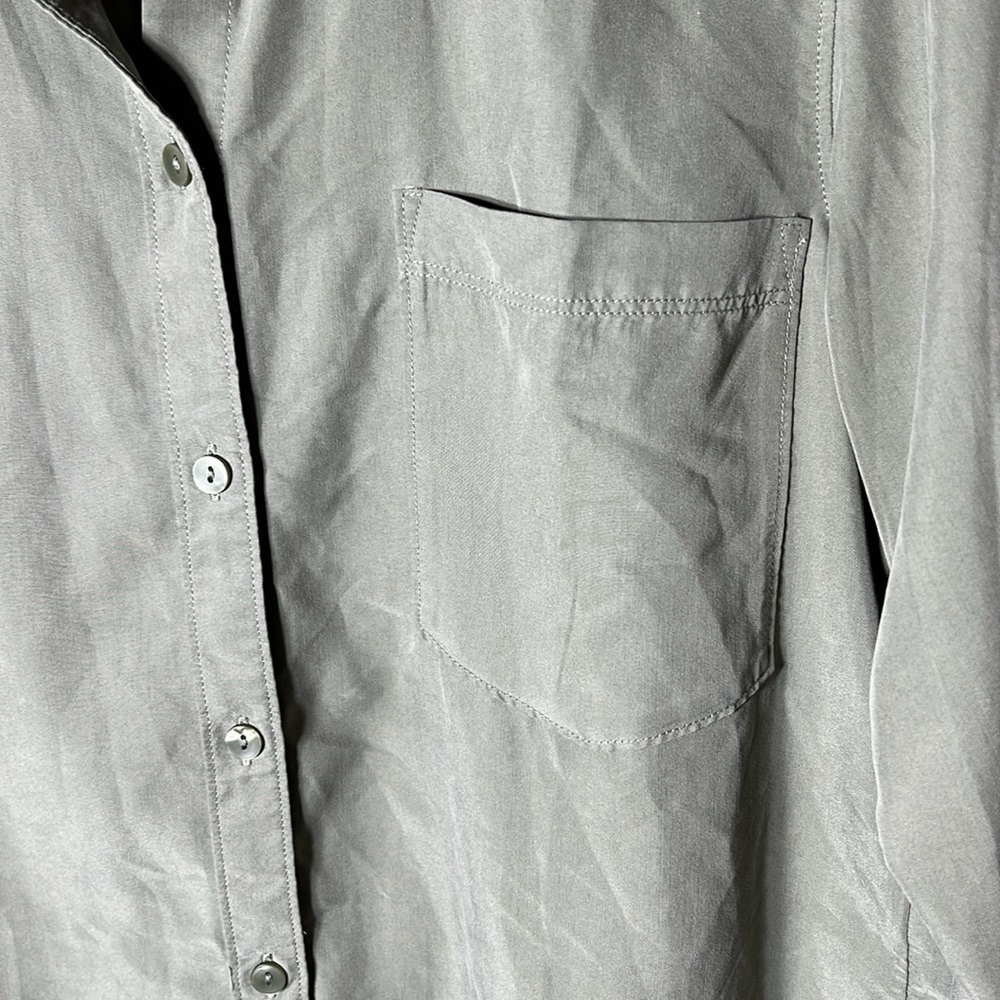 Abercrombie & Fitch Green Button Down Shirt Size … - image 3